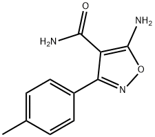 5-Amino-3-(4-methylphenyl)-1,2-oxazole-4-carboxamide Structure