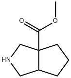 METHYL OCTAHYDROCYCLOPENTA[C]PYRROLE-3A-CARBOXYLATE Structure