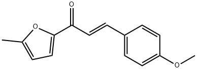 (2E)-3-(4-methoxyphenyl)-1-(5-methylfuran-2-yl)prop-2-en-1-one Structure