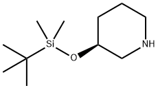 (R)-3-(TERT-BUTYLDIMETHYLSILYLOXY) PIPERIDINE Structure