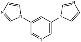 3,5-비스(1-이미다졸리)피리딘 구조식 이미지