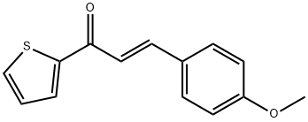 (2E)-3-(4-methoxyphenyl)-1-(thiophen-2-yl)prop-2-en-1-one Structure