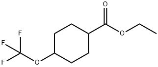 ethyl 4-(trifluoromethoxy)cyclohexane-1-carboxylate Structure