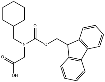 N-Fmoc-N-(cyclohexylmethyl)-glycine 구조식 이미지