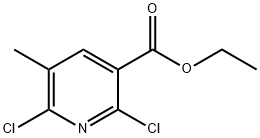 Ethyl 2,6-dichloro-5-methylpyridine-3-carboxylate Structure