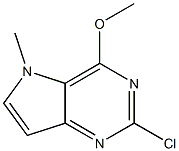 2-Chloro-4-methoxy-5-methyl-5H-pyrrolo[3,2-d]pyrimidine Structure