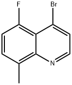 4-Bromo-5-fluoro-8-methyl-quinoline Structure