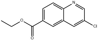 3-Chloro-quinoline-6-carboxylic acid ethyl ester Structure