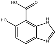 5-Hydroxy-1H-benzoimidazole-4-carboxylic acid 구조식 이미지