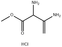 2,3-Diamino-but-3-enoic acid methyl ester dihydrochloride 구조식 이미지
