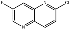 2-chloro-7-fluoro-1,5-naphthyridine Structure