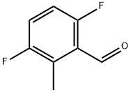 3,6-difluoro-2-methylbenzaldehyde Structure