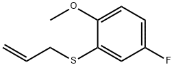 ALLYL(5-FLUORO-2-METHOXYPHENYL)SULFANE Structure