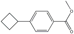 Methyl 4-cyclobutylbenzoate Structure