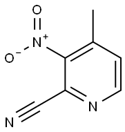 4-Methyl-3-nitro-pyridine-2-carbonitrile 구조식 이미지
