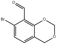 7-bromo-4H-1,3-benzodioxine-8-carbaldehyde Structure