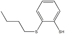 2-butylsulfanylbenzenethiol Structure