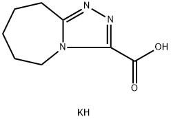 potassium 6,7,8,9-tetrahydro-5H-[1,2,4]triazolo[4,3-a]azepine-3-carboxylate 구조식 이미지