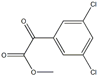 Methyl 3,5-dichlorobenzoylformate Structure