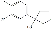 3-(3-chloro-4-methylphenyl)pentan-3-ol Structure