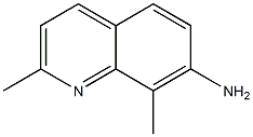 2,8-Dimethylquinolin-7-amine Structure