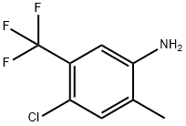 4-CHLORO-2-METHYL-5-(TRIFLUOROMETHYL)ANILINE 구조식 이미지