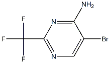 5-Bromo-2-(trifluoromethyl)pyrimidin-4-amine 구조식 이미지