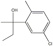 2-(5-chloro-2-methylphenyl)butan-2-ol 구조식 이미지