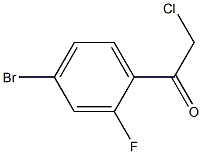1-(4-bromo-2-fluorophenyl)-2-chloroethanone Structure