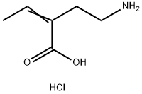 (E)-2-(2-Aminoethyl)but-2-enoic Acid Hydrochloride Structure