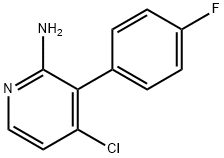 4-Chloro-3-(4-fluoro-phenyl)-pyridin-2-ylamine Structure