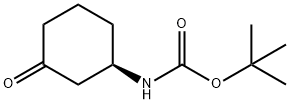 (R)-3-Boc-aminocyclohexanone Structure