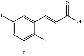 2,3,5-Trifluorocinnamic acid 구조식 이미지