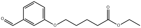 ETHYL 5-(3-FORMYLPHENOXY)PENTANOATE 구조식 이미지