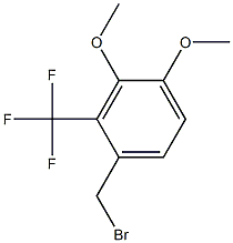 1-(bromomethyl)-3,4-dimethoxy-2-(trifluoromethyl)benzene Structure