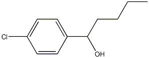 Benzenemethanol, a-butyl-4-chloro- 구조식 이미지