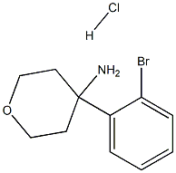 4-(2-Bromophenyl)oxan-4-amine hydrochloride Structure