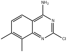 2-chloro-7,8-dimethylquinazolin-4-amine Structure