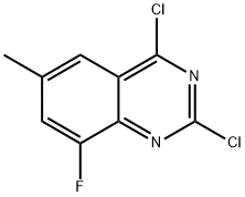 2,4-dichloro-8-fluoro-6-methylquinazoline 구조식 이미지