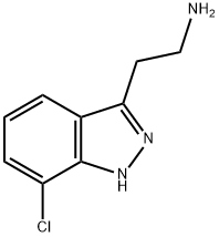 2-(7-Chloro-1H-indazol-3-yl)ethanamine Structure