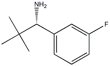 (1S)-1-(3-FLUOROPHENYL)-2,2-DIMETHYLPROPYLAMINE 구조식 이미지