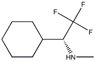 (R)-N-METHYL-1-CYCLOHEXYL-2,2,2-TRIFLUOROETHYLAMINE 구조식 이미지