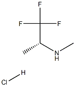 (2R)-1,1,1-trifluoro-N-methylpropan-2-amine:hydrochloride Structure