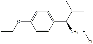 (1R)-1-(4-ETHOXYPHENYL)-2-METHYLPROPYLAMINE HYDROCHLORIDE Structure