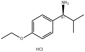 (1S)-1-(4-ETHOXYPHENYL)-2-METHYLPROPYLAMINE HYDROCHLORIDE Structure