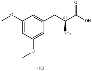 (S)-2-AMINO-3-(3,5-DIMETHOXYPHENYL)PROPANOIC ACID HYDROCHLORIDE Structure