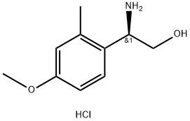 (2R)-2-AMINO-2-(4-METHOXY-2-METHYLPHENYL)ETHAN-1-OL HYDROCHLORIDE Structure