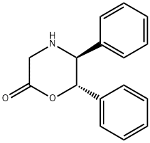 (5S,6S)-5,6-diphenylmorpholin-2-one Structure