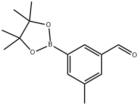 (3-FORMYL-5-METHYLPHENYL)BORONIC ACID PINACOL ESTER Structure