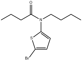 N-(5-bromothiophen-2-yl)-N-butylbutanamide Structure